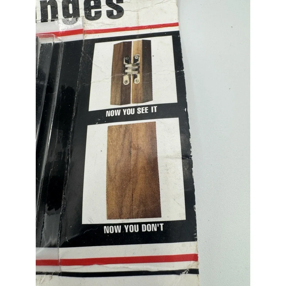 SOSS Invisible Hinges 204CUS19 Black Hinges New 2 Sets Of 2 (4 Total)